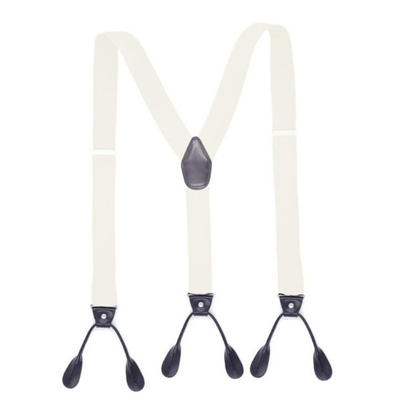 Men Suspender with 6 Button Closure Non-slip Design Adjustable Elastic Keep Your Pants Up Men Y-Shaped Heavy Duty Suspender Dad Gift