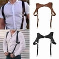 thumbnail image 1 of Men Suspenders Adjustable Braces X-Back Heavy Duty Clips, 1 of 6
