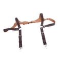 thumbnail image 1 of Men Suspenders Adjustable Sturdy Vintage Style PU Leather Renaissance Men Suspenders for Parties Business Gatherings Brown Free Size, 1 of 8