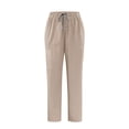 thumbnail image 1 of Men Sweat Pants Elastic Waist Drawstring Straight Leg Trousers Pull On Workout Cargo Sweatpants with Pockets, 1 of 7