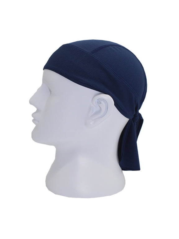 Men Sweat Wicking Do Rags Skull Cap Thin Dew Rag Bandana Cycling Helmet Liner Beanie for Sports Cycling Outdoor Use