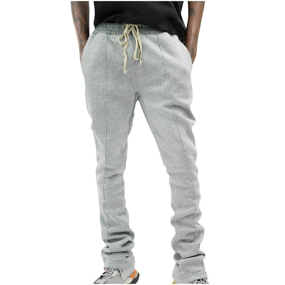 Men SweatPants Men's Solid Color Pocket Drawstring Casual Youth Versatile Sports Oversized Pants Mens Joggers with Pockets Mens Pants Casual,Casual Pants for Men Sweat Pants for Mens