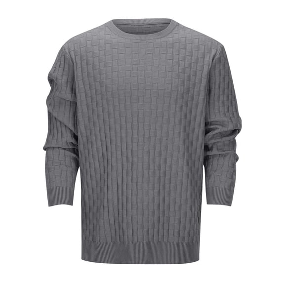 Men Sweater Knit Tops Blouse Men Retro V-Neck Cable Knit Pullover Winter Warm Long Sleeve Soft Casual Daily Base Sweater