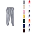 thumbnail image 1 of Men Sweatpants 2026 Fall Winter Fashion Elastic Waist Drawstring Lined Jogger Sweatpants Trousers with Pockets, 1 of 5
