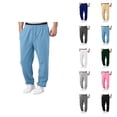 thumbnail image 1 of Men Sweatpants 2026 Trendy Drawstring Elastic Waist Wide Leg Relaxed Fit Casual Pants with Pockets Trousers, 1 of 9