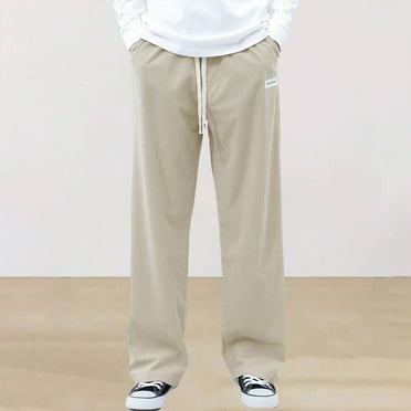 Men Sweatpants Clearance Relaxed Warm and Breathable Wide Leg Sweatpants Men Athletic Relaxed Fit Mens Wear Deals Of the Week Clearance