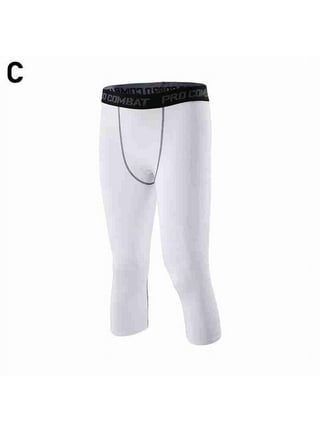 Men's Winter Fleece Lined Leggings Warm Thick Tights Thermal Pants Tummy  Control Soft Stretchy Trousers 