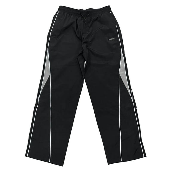 Men Sweatpants Wide Leg Sweatpants Relaxed Fit Straight Leg Spring Fall Lightweight Lounge Trousers Black S