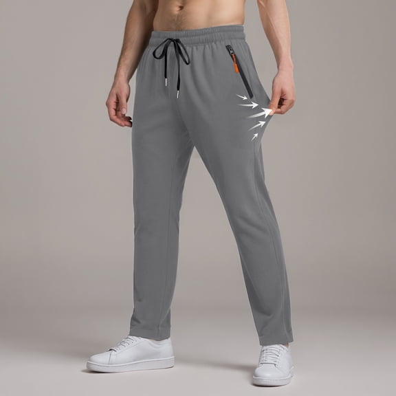 Men Sweatpants with Pockets Men's Pants Casual Relaxed Fit Stretch Quick Drying Pants Wide Leg Sweatpants Joggers for Men Sweat Pants for Men