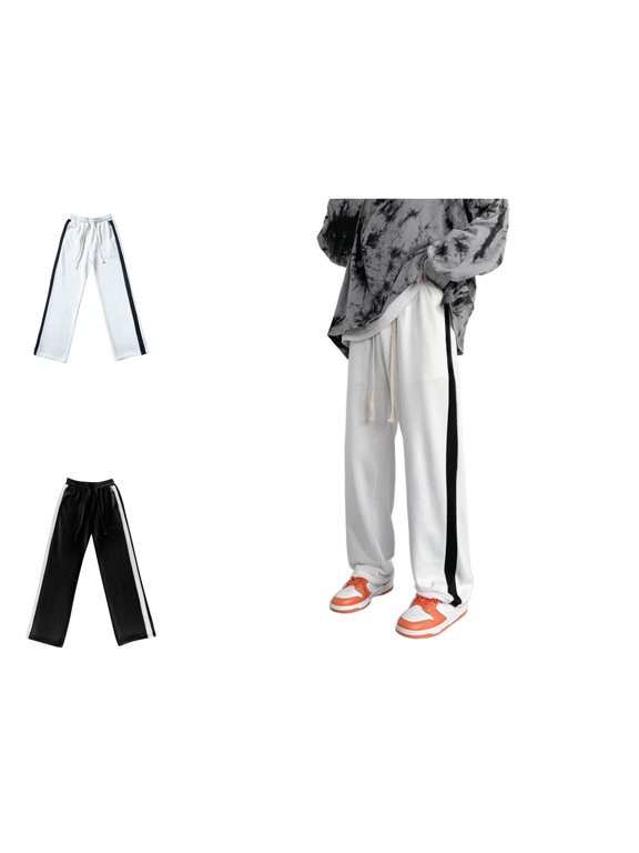 Men Sweatpants with Pockets and Drawstring Pull-On Jogging Sweat Pants Comfy Mens Track Pants