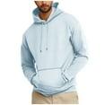 thumbnail image 1 of Men Sweatshirt Under 10 Womens Hooded Sweatshirts Zipper Front Long Sleeve Raglan Tee Men Oversized Sweatshirt for Men Sweatshirts for Men Loose Fit, 1 of 8