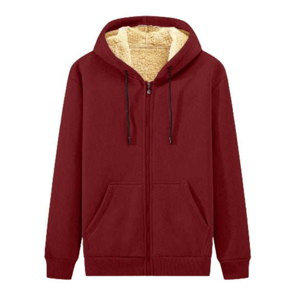 Men Sweatshirts,Men Hooded Sweatshirt Winter Zip Up Jacket Casual Loose Fit Comfortable for Cold Weather Outdoor,Mens Sweatshirt,02 ,3XL