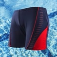 thumbnail image 1 of Men Swim Trunks Competitive Swim Racing Team Swimsuit Elastic Waist Swimming Shorts Upf 50+ RD1 L, 1 of 4