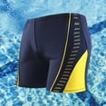 thumbnail image 1 of Men Swim Trunks Competitive Swim Racing Team Swimsuit Elastic Waist Swimming Shorts Upf 50+ YE2 XXL, 1 of 4
