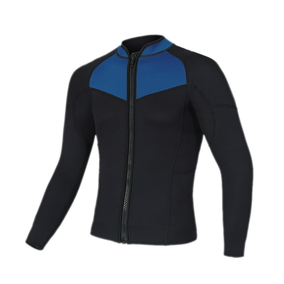 Men Swim Trunks Men's Wetsuit Diving Surfwear Shirt Long Sleeve Athletic Casual Style Shirt Men Shorts Jean Short Zipper Pocket Bathing Suit Liner Fabric Swim Trunks Designer Mens Baiting Suit Blue M