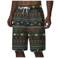 thumbnail image 1 of Men Swim Trunks Quick Dry Stretch Swim Shorts Bathing Suits Swimwear Beach Shorts With Pockets Black XXXL, 1 of 5