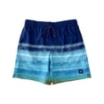 thumbnail image 1 of Men Swim Trunks Shorts 4 Ways Stretch Fast Dry 17Length with Pockets and Mesh Lining, Navy 4W 17 Outseam, Size: X-Large, Spicy Tuna, 1 of 3