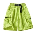 thumbnail image 1 of Men Swim Trunks Solid Quick Dry Swimsuit Board Shorts Beach Comfortable Bathing Suit Bottom With Drawstring Light Green M, 1 of 2