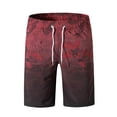 thumbnail image 1 of Men Swim Trunks Swimming Shorts Swimwear Bathing Suits Quick Dry With Mesh Lining Red XXL, 1 of 4