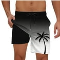thumbnail image 1 of Men Swim Trunks with Compresssion Liner 7 Inch Inseam Board Shorts Bathing Suit with Zipper Pockets, 1 of 7