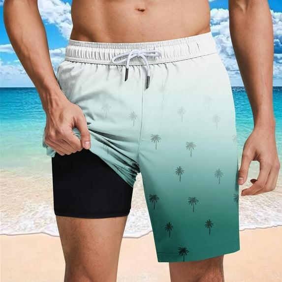 Men Swimming Trunks Swim Trunks Men Swimming Trunks for Men Swim Shorts Men Mens Swimming Trunks Mens Lined Swim Trunks Mens Swim Trunks with Liner Casual Shorts Pockets Elastic Waist Beach Pants
