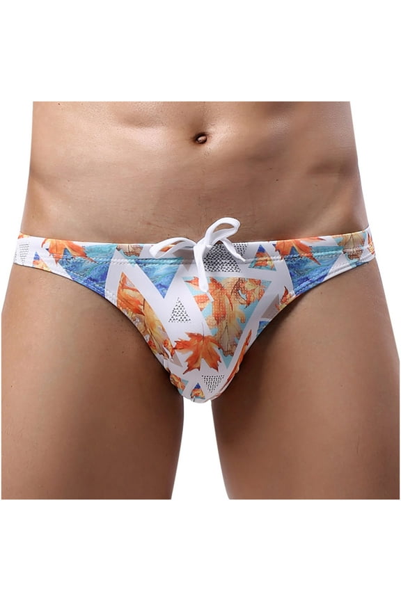 Men Swimwear Swim Bikini Briefs Pad Swimsuits Board Surf Shorts Trunks
