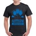 thumbnail image 1 of Men T-Shirt Autism Awareness Shirt - Balloons Autism S M L XL 2XL 3XL 4XL 5XL - Mens Top Graphic Tee, 1 of 2