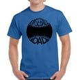 thumbnail image 1 of Men T-Shirt Baseball Dad S M L XL 2XL 3XL 4XL 5XL - Father's Day Gift Mens Top Graphic Tee, 1 of 2