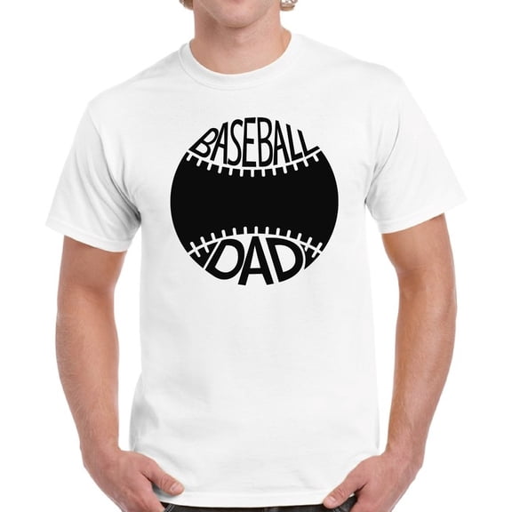 Men T-Shirt Baseball Dad S M L XL 2XL 3XL 4XL 5XL - Father's Day Gift Mens Top Graphic Tee