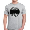 thumbnail image 1 of Men T-Shirt Baseball Dad S M L XL 2XL 3XL 4XL 5XL - Father's Day Gift Mens Top Graphic Tee, 1 of 2