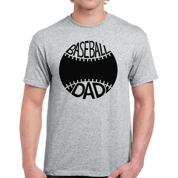 Men T-Shirt Baseball Dad S M L XL 2XL 3XL 4XL 5XL - Father's Day Gift Mens Top Graphic Tee
