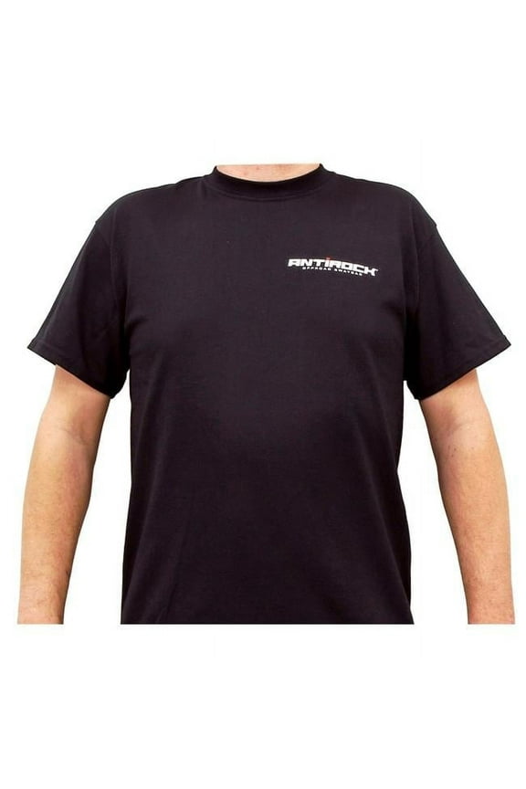 Men T-Shirt, Black - Large