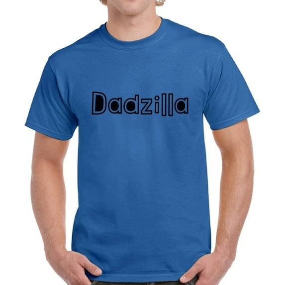 Men T-Shirt Dadzilla Daddy Mens Top S M L XL 2XL 3XL 4XL 5XL - Graphic Tee Father's Day Gift