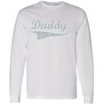 thumbnail image 1 of Men T-Shirt Father's Day Long Sleeve Daddy Gray S M L XL 2XL Mens Graphic Tee, 1 of 2