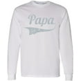 thumbnail image 1 of Men T-Shirt Father's Day Long Sleeve Papa Gray Vintage S M L XL 2XL Mens Graphic Tee, 1 of 2