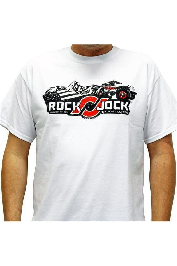 Men T-Shirt, White - Youth Medium