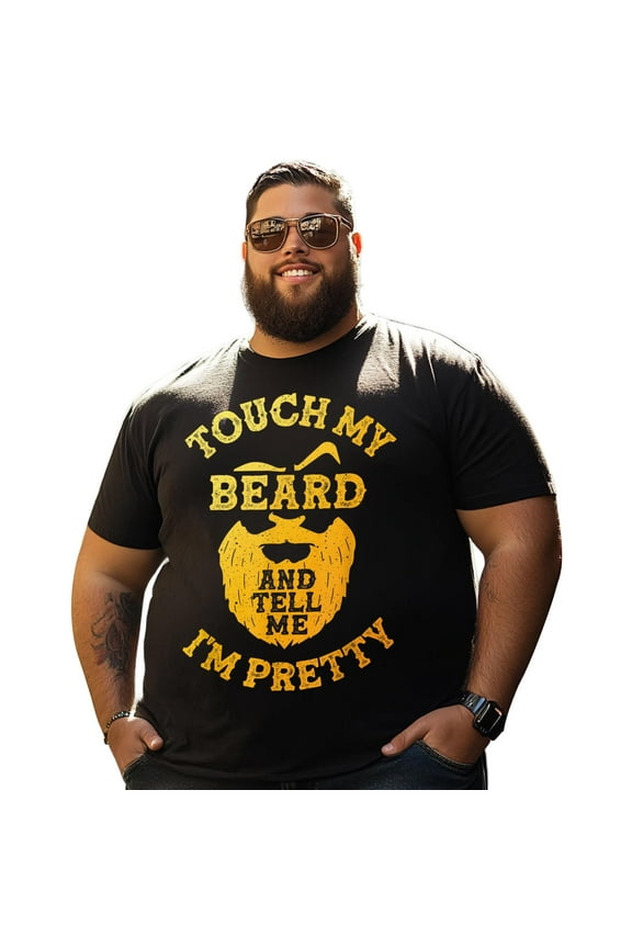 Men T Shirt for Big & Tall Man Graphic Short Sleeve Plus Size Oversized Tee Tshirts 2XL T0 5D4Z 031