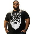 thumbnail image 1 of Men T Shirt for Big & Tall Man Graphic Short Sleeve Plus Size Oversized Tee Tshirts 3XLT T0 5D4Z 006, 1 of 9
