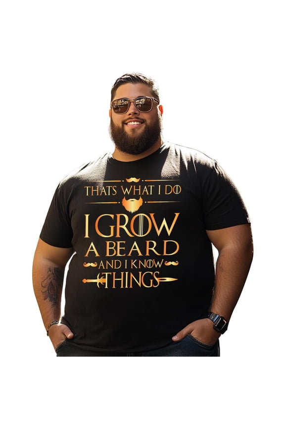 Men T Shirt for Big & Tall Man Graphic Short Sleeve Plus Size Oversized Tee Tshirts 4XLT T0 5D4Z 022