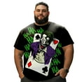 thumbnail image 1 of Men T Shirt for Big & Tall Man Graphic Short Sleeve Plus Size Oversized Tee Tshirts 5XLT 3DTS10004, 1 of 8