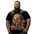 thumbnail image 1 of Men T Shirt for Big & Tall Man Graphic Short Sleeve Plus Size Oversized Tee Tshirts 6XLT 3DTS10067, 1 of 8