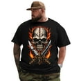 thumbnail image 1 of Men T Shirt for Big & Tall Man Graphic Short Sleeve Plus Size Oversized Tee Tshirts 8XL T0 5DLS 007, 1 of 9