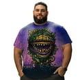 thumbnail image 1 of Men T Shirt for Big & Tall Man Graphic Short Sleeve Plus Size Oversized Tee Tshirts 9XL 3DTS10097, 1 of 6