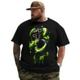 thumbnail image 1 of Men T Shirt for Big & Tall Man Graphic Short Sleeve Plus Size Oversized Tee Tshirts LT T0 5DLS 008, 1 of 9