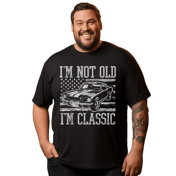 Men T Shirt for Big & Tall Man Graphic Short Sleeve Plus Size Oversized Tee Tshirts M 3DTS20018