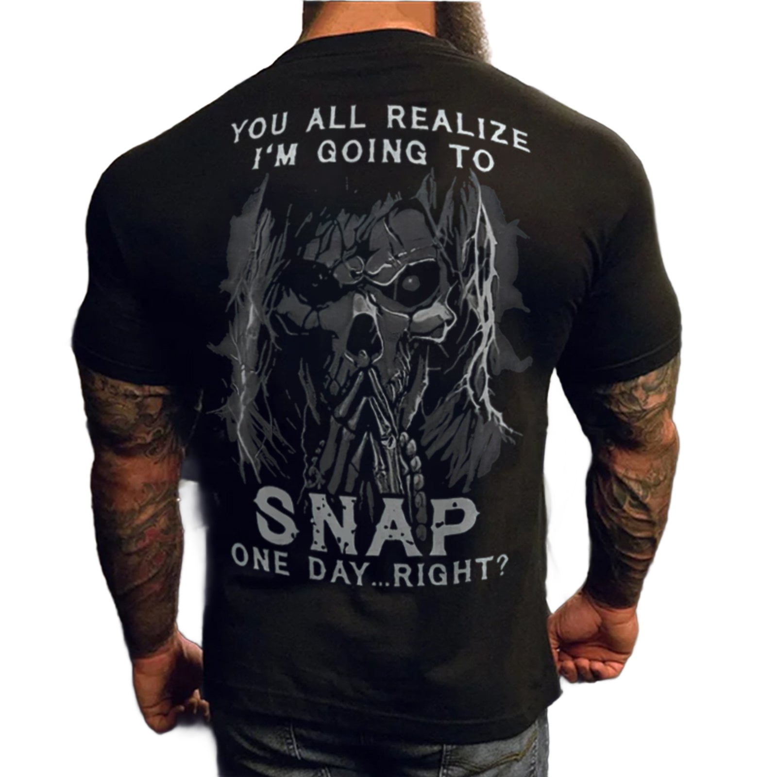 Men T Shirt for Big & Tall Man Graphic Short Sleeve Plus Size Oversized ...