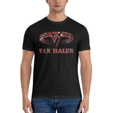 Men T Shirt for Van.1986 Halen tee,Crewneck Short sleeve top sports tee 6X-Large