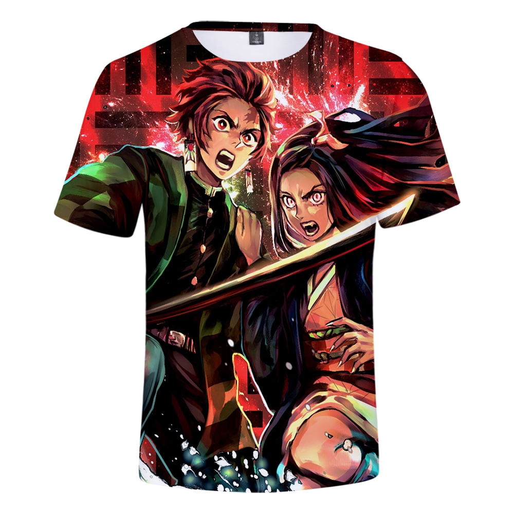 Men T-Shirts Demon Slayer Rengoku Kyoujurou Anime Harajuku Printed Tops  Manga Cosplay Streetwear Couple Clothes - Walmart.com