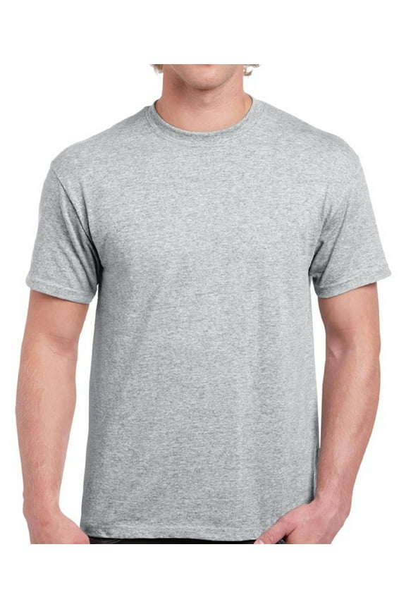 Men T-Shirts Gildan Short Sleeve S M L XL 2XL 3XL - Gray Color Single Shirt OR Pack of 6 OR Pack of 12 Casual Tee Gifts For Men