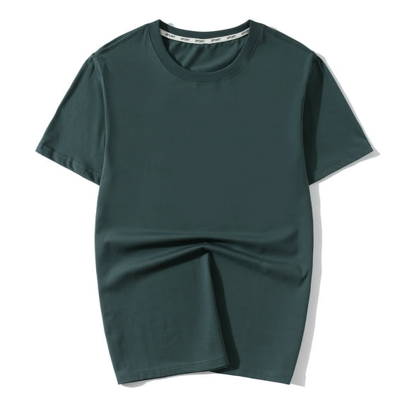 Men T-Shirts Graphic Tees,Graphic Shirts for Men Trendy,Summer Casual Shirts for Men Short Sleeve Pullover,Men's Casual Solid Color Short Sleeved Round Neck Top Short Sleeve Round-Neck Blouses